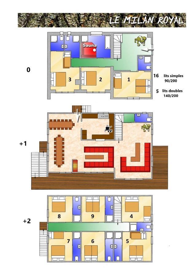 Le Milan Royal 26 Pers, Malmedy, Balneo, Vue, Calme Villa Eksteriør billede